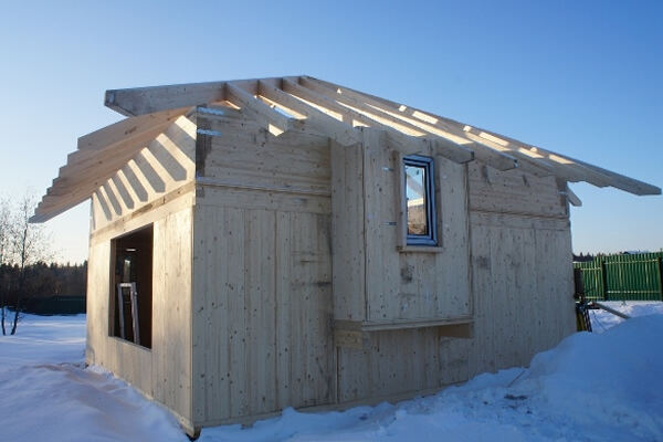 Sauna ogrodowa z drewna klejonego BSH